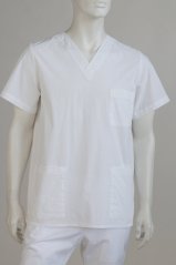 Unisex-Medizinkittel – 96 % Baumwolle, 4 % Elastan