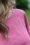 Women's linen blouse with balloon sleeves - Size: 42