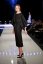 Langes Leinenkleid mit Bindeband