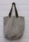 Linen bag with leather handles