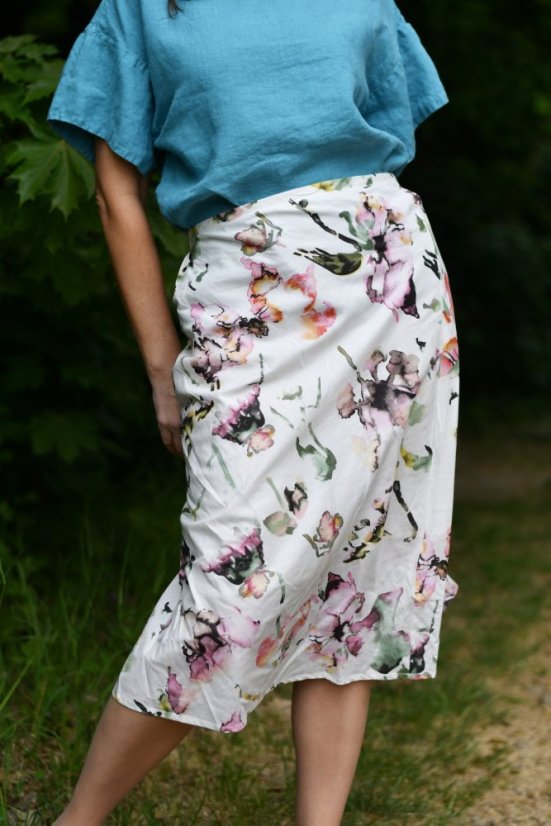 Sommerrock für Damen mit Blumenmuster