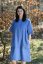 Damenkleid aus Leinen in A-Linie