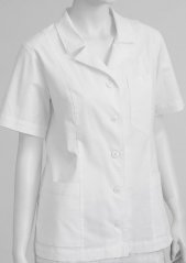 Women's medical gown - 96% cotton, 4% elastane