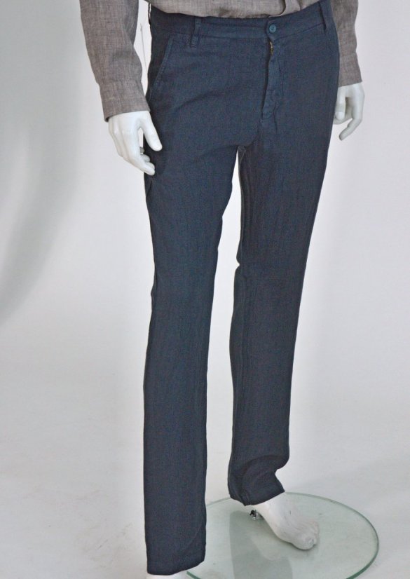 Men's linen trousers - Size: 48