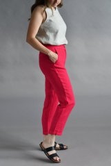 Women's classic linen trousers