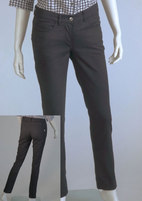 Damenhose mit hoher Taille - Größe: 46