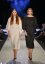 Langes Leinenkleid mit Bindeband