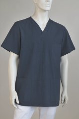 Unisex-Medizinkittel – 96 % Baumwolle, 4 % Elastan