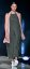Langes ärmelloses Leinenkleid für Damen