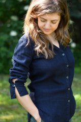 Women's linen blouse