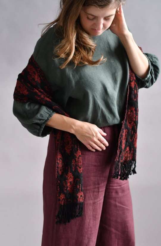 Hřejivá dámská šála