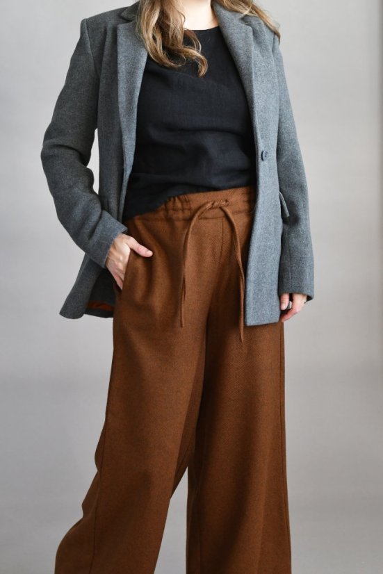 Wollhose für Damen, Maxilänge