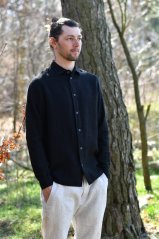 Herren-Leinenhemd