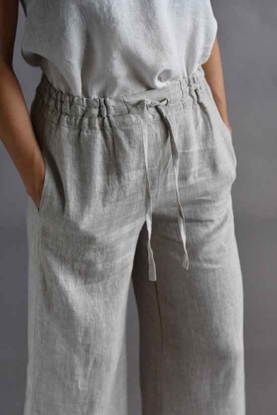 Women's linen trousers