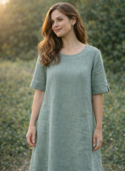Leinenkleid für Damen