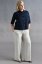 Women's long linen trousers