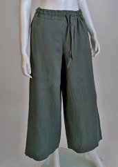 Women's linen trouser skirt