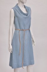Women's linen dress with water