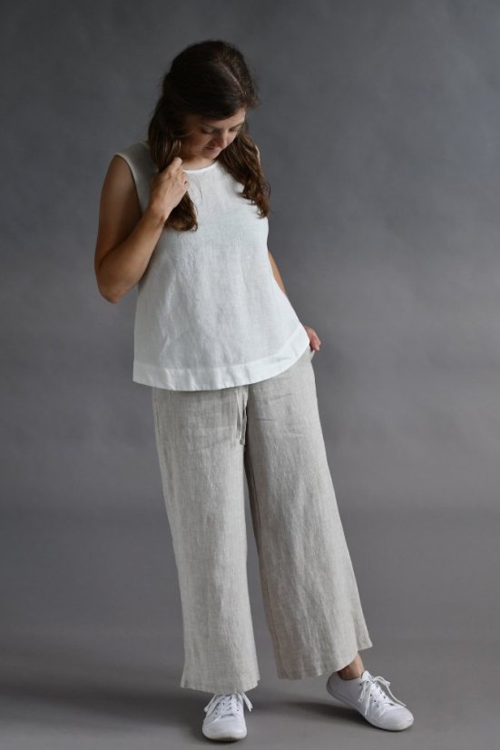 Women's linen trousers