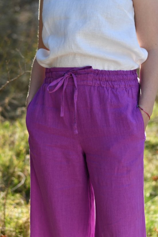 Women's linen trousers