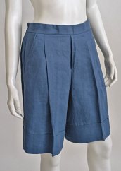 Damen-Bermudashorts aus Leinen
