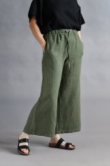 Women's linen trousers