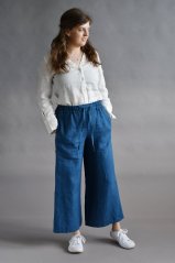 Women's linen trousers