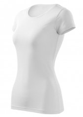 Women's cotton t-shirt with elastane