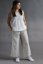 Women's sleeveless linen top - Size: 36